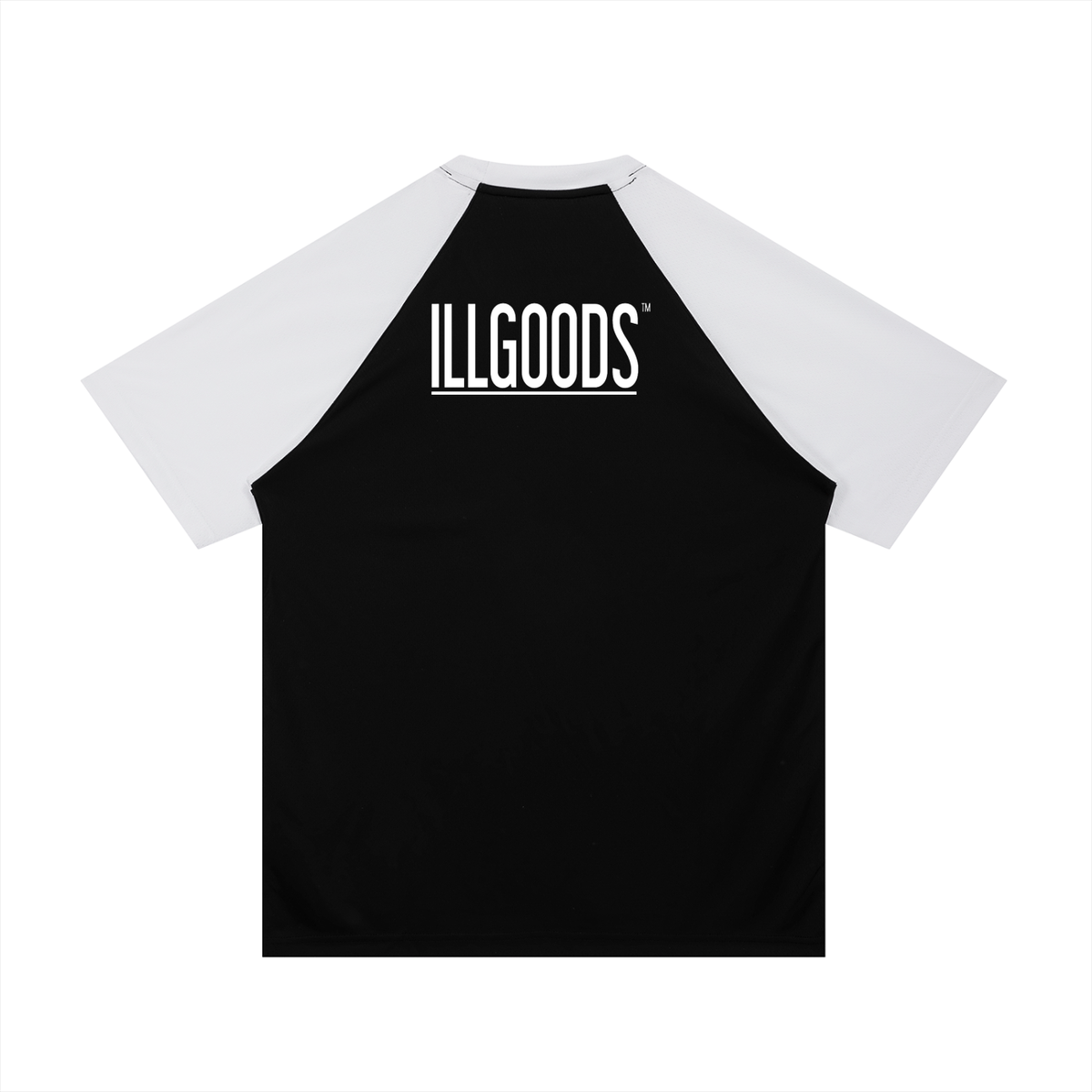 Contrast Raglan Sleeve Mesh T-Shirt