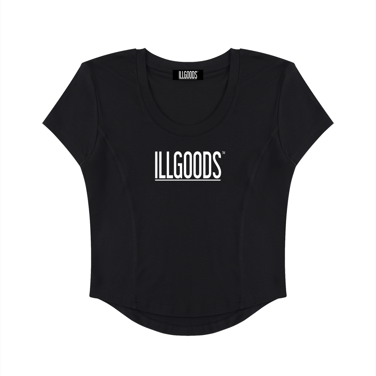 Women's Paneled Crop T-Shirt