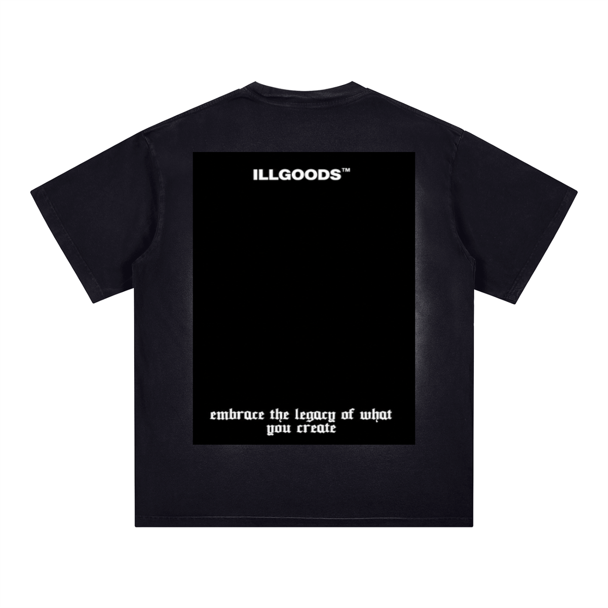 Square Patch Monkey Washed T-Shirt