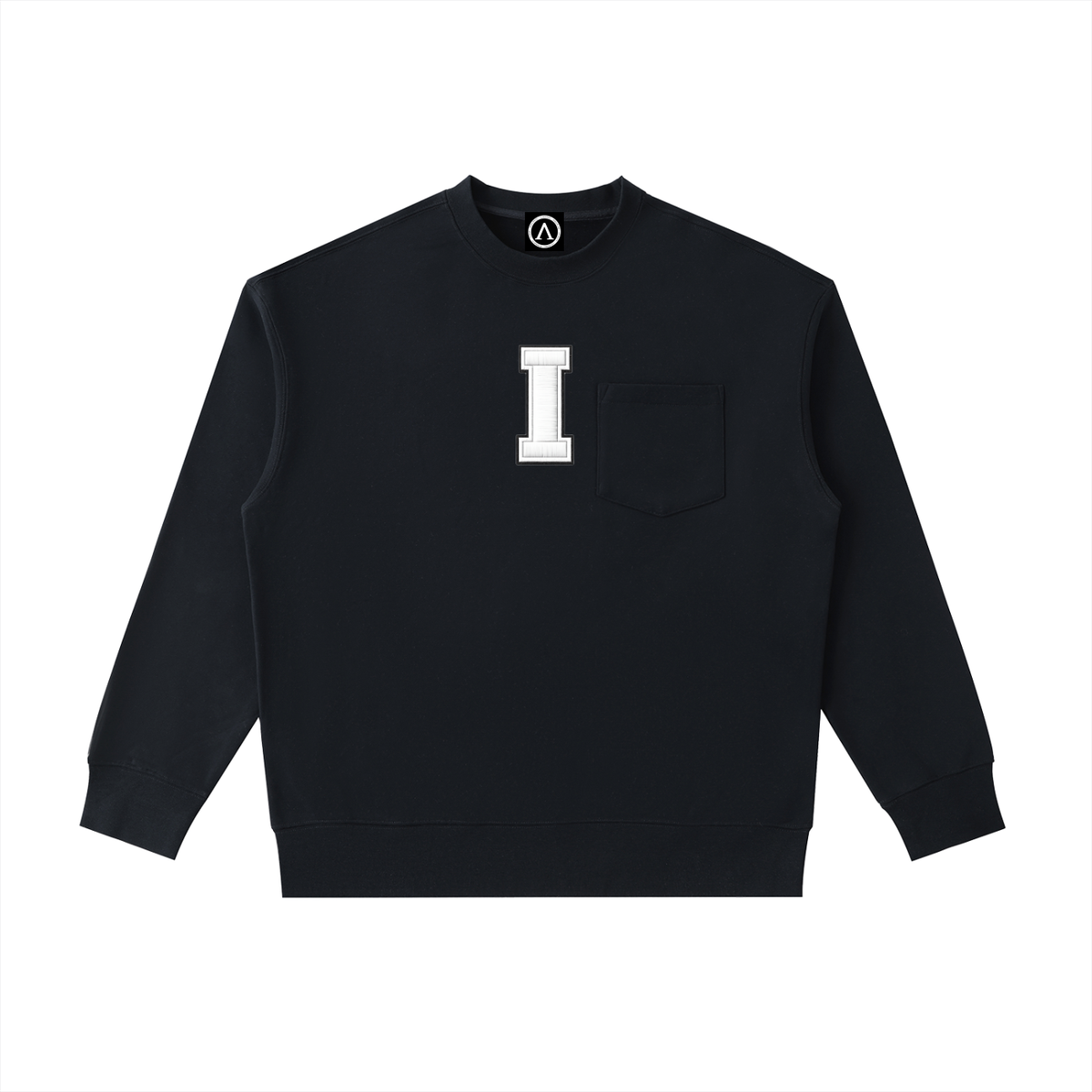 Heavyweight Patch Pocket Crewneck Sweatshirt