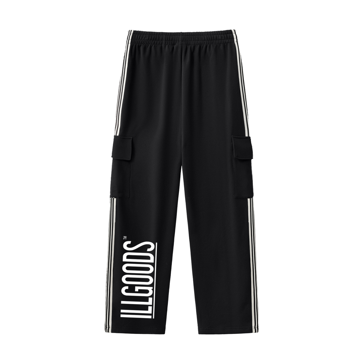 Side Stripe Straight-Leg Pants