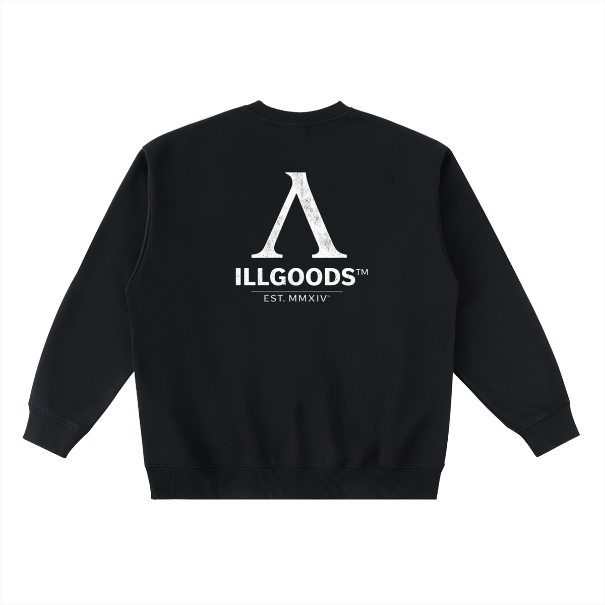 Oversized Crewneck Taped Sweatshirt