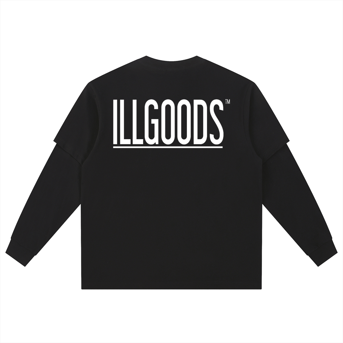 Layered Long Sleeve Oversized Tee