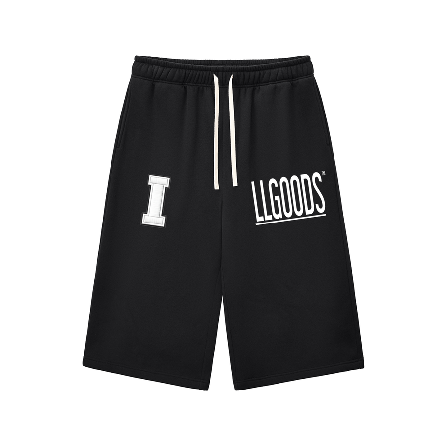 Relaxed Drawstring Three-quarter Sweatpants