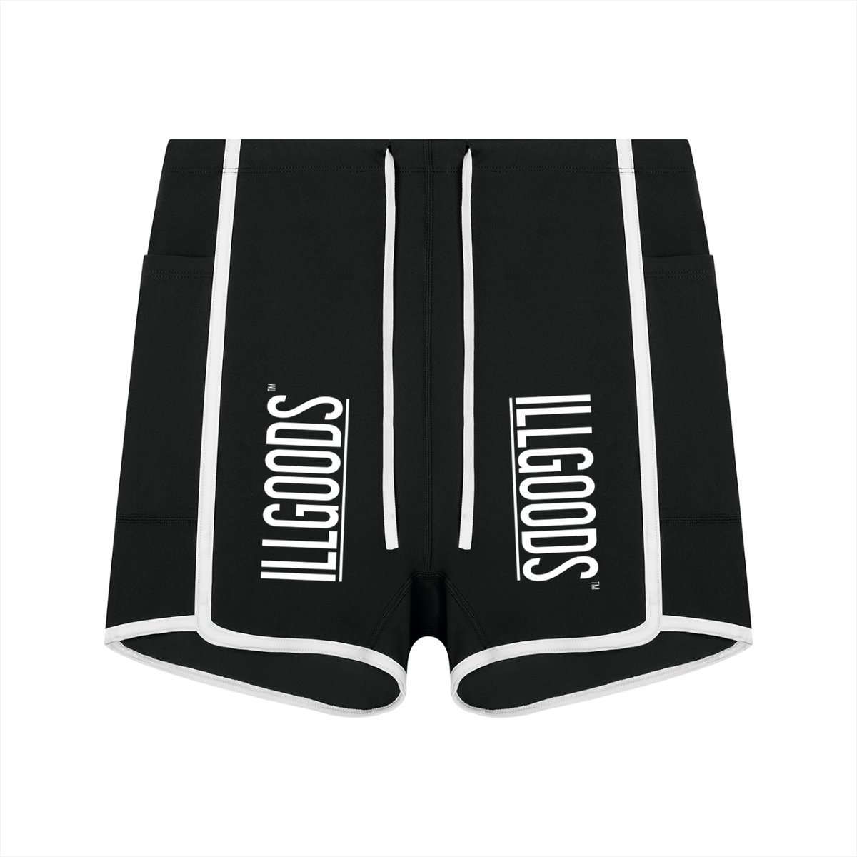 Women's High Waisted Ringer Yoga Shorts