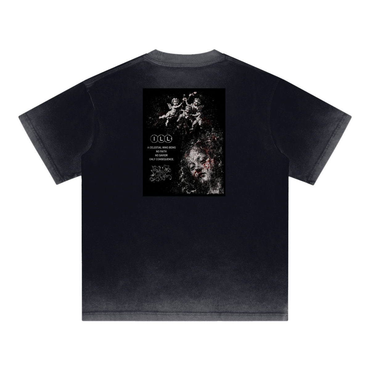 Reverse Dyed Loose Cotton T-Shirt