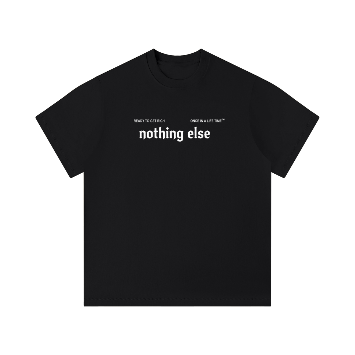 Unisex Solid Color Boxy T-Shirt