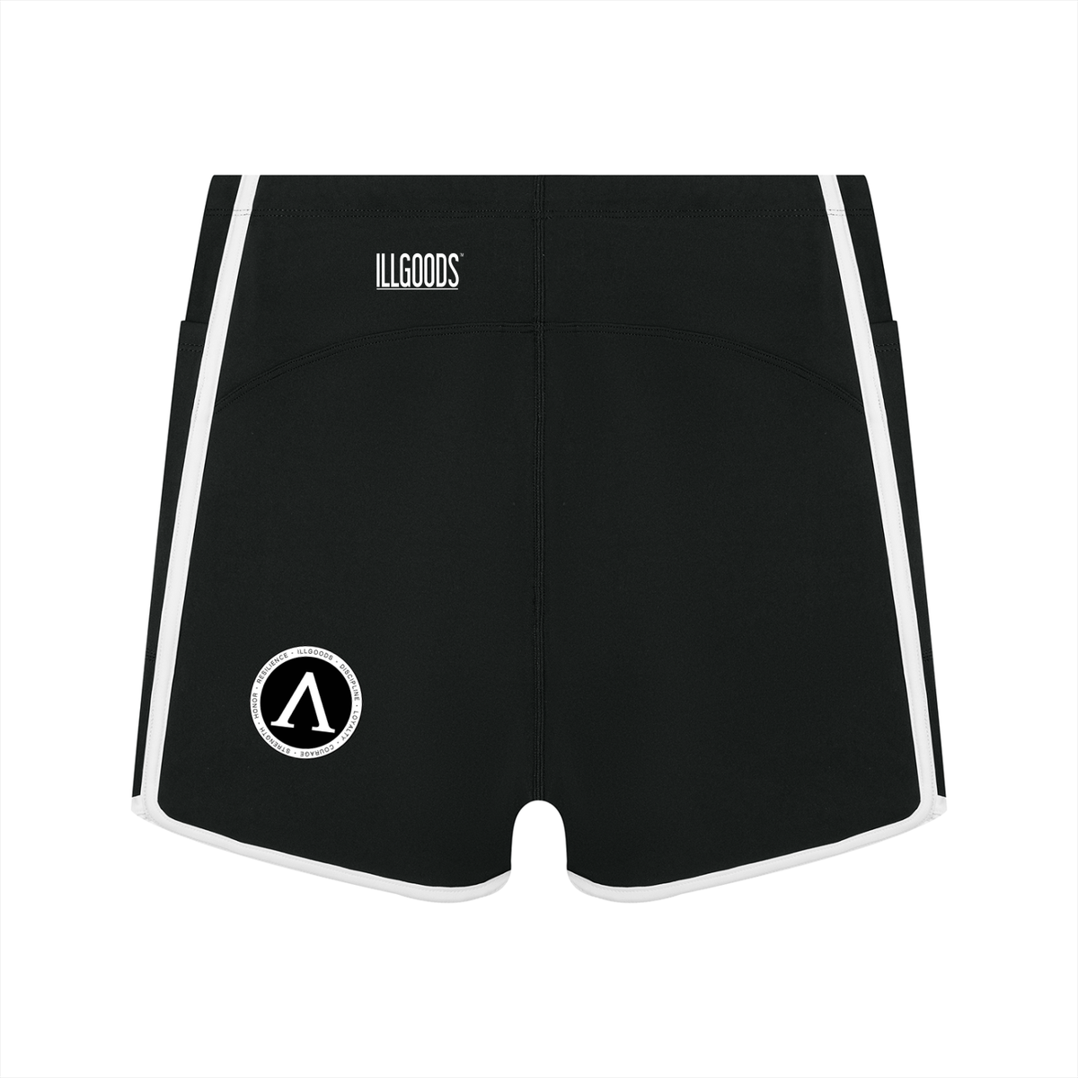 Women's High Waisted Ringer Yoga Shorts