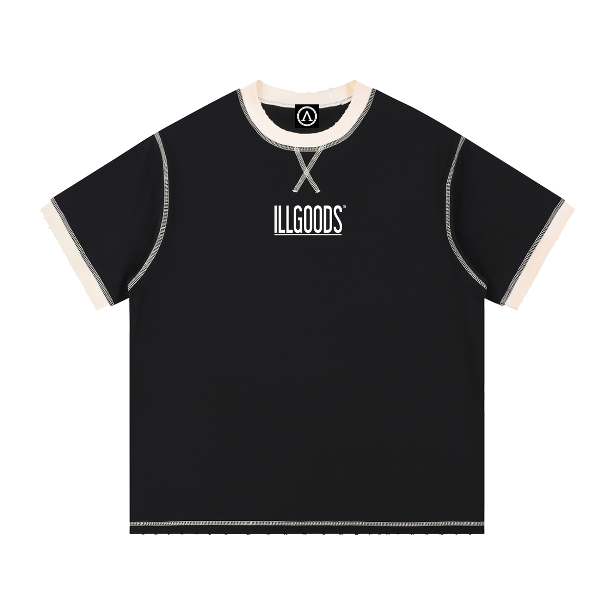 Contrast-Stitched Cotton T-Shirt