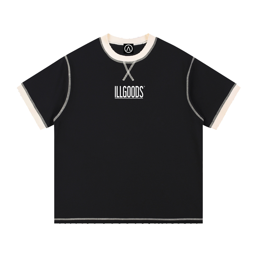 Contrast-Stitched Cotton T-Shirt