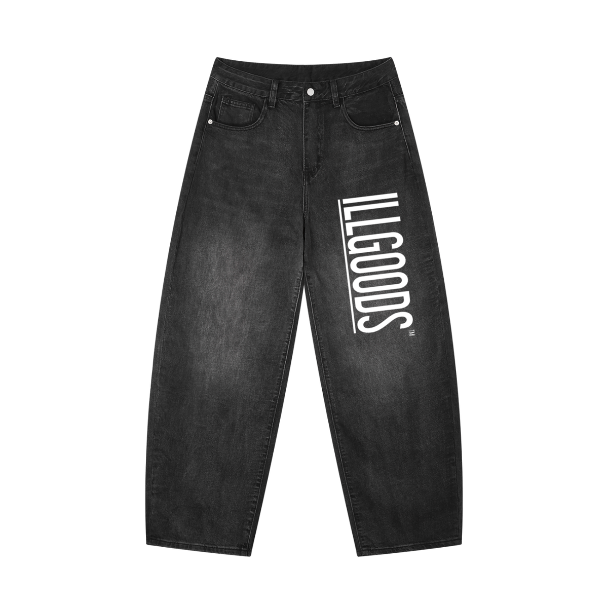 Men's Sunfade Vintage Wash Barrel Leg Jeans