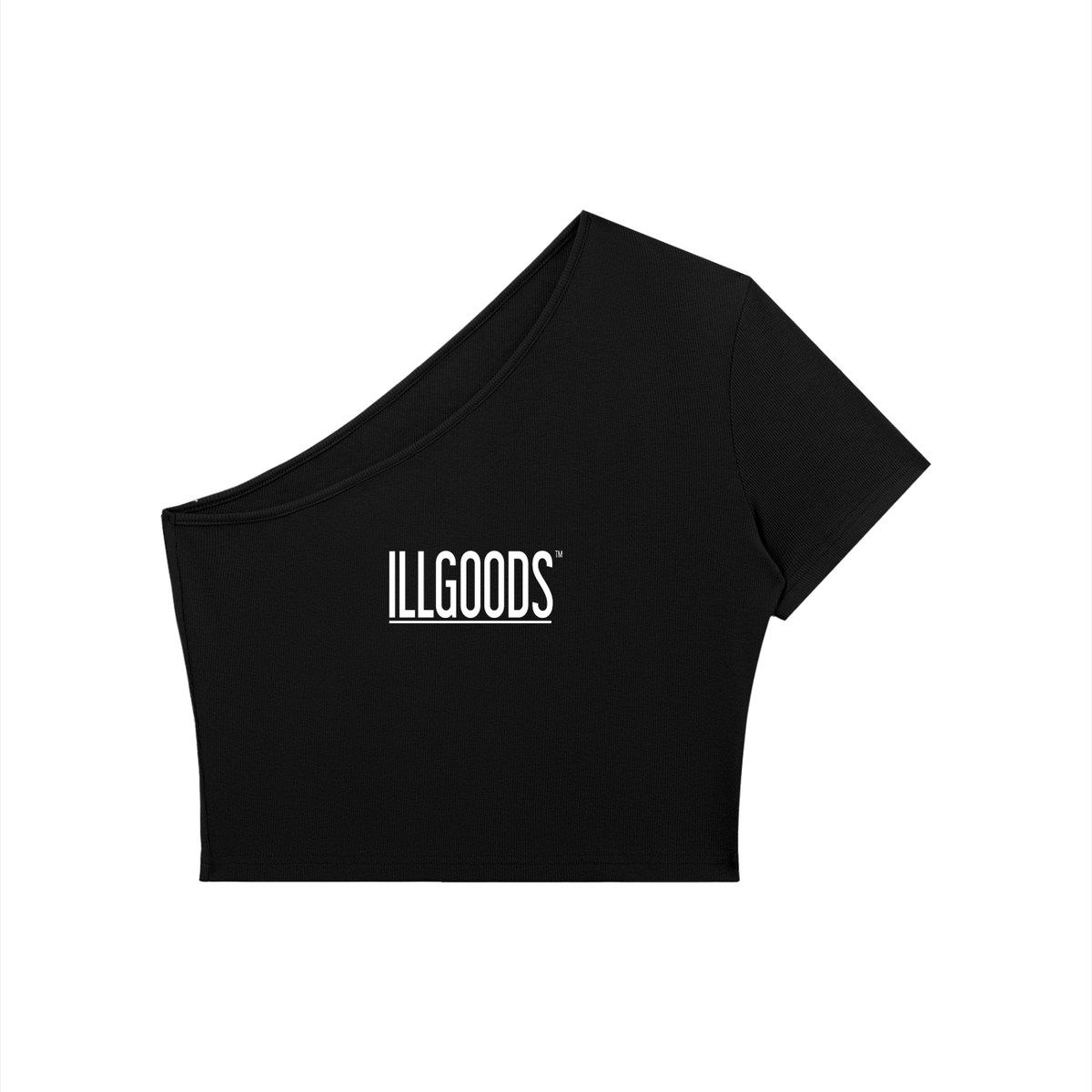 Women's One-Shoulder Crop T-Shirt