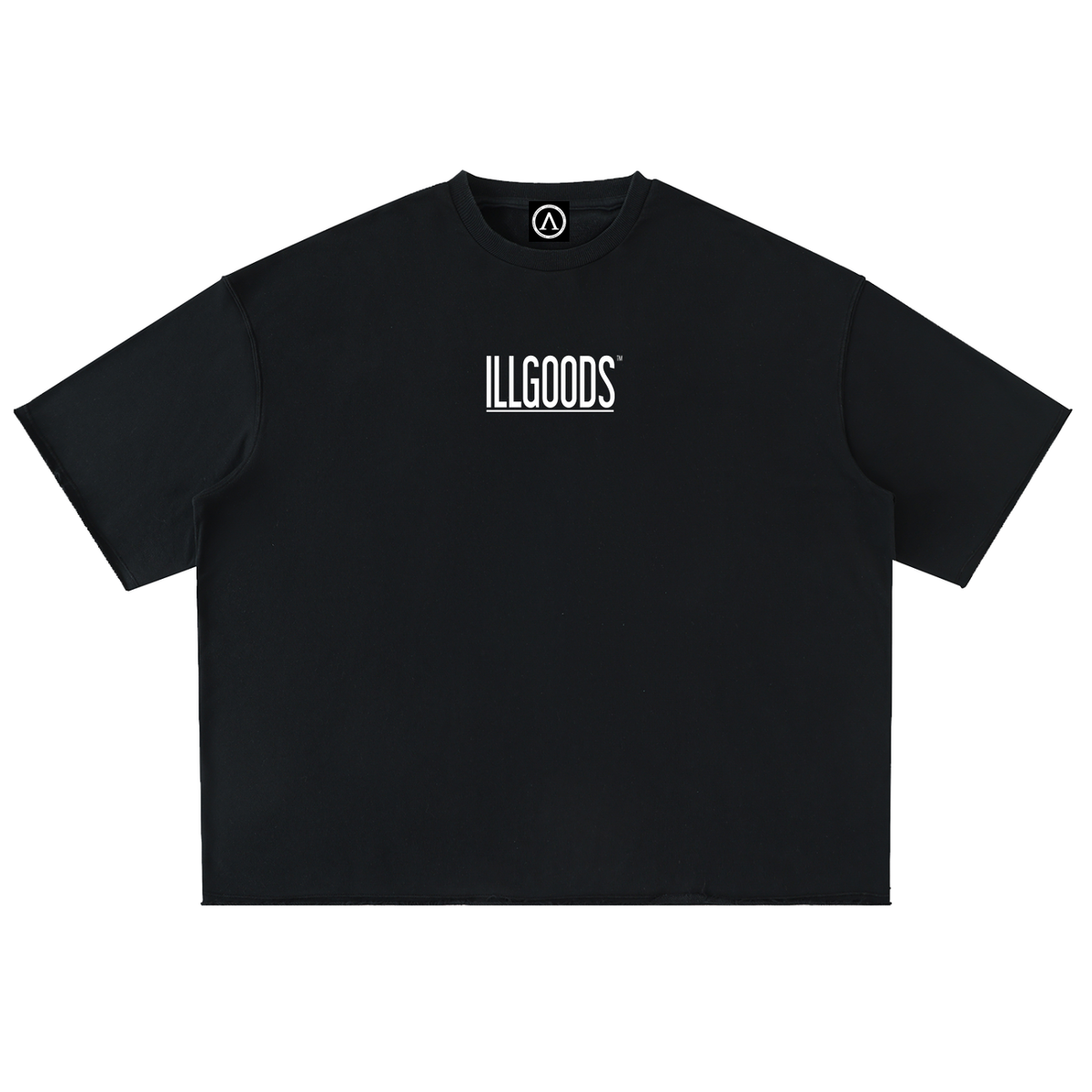 Washed Rolled Hem Half Sleeve T-Shirt