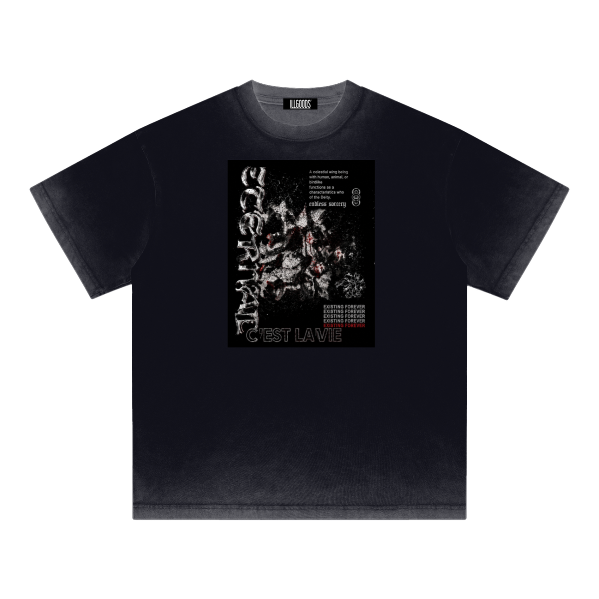 Reverse Dyed Loose Cotton T-Shirt