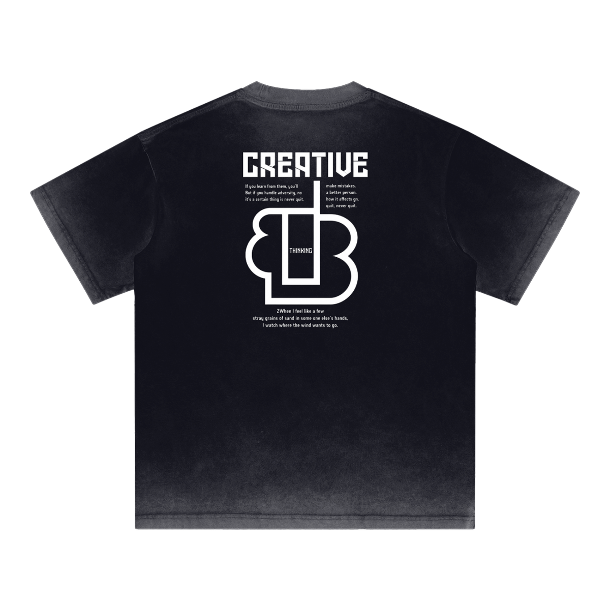 Reverse Dyed Loose Cotton T-Shirt