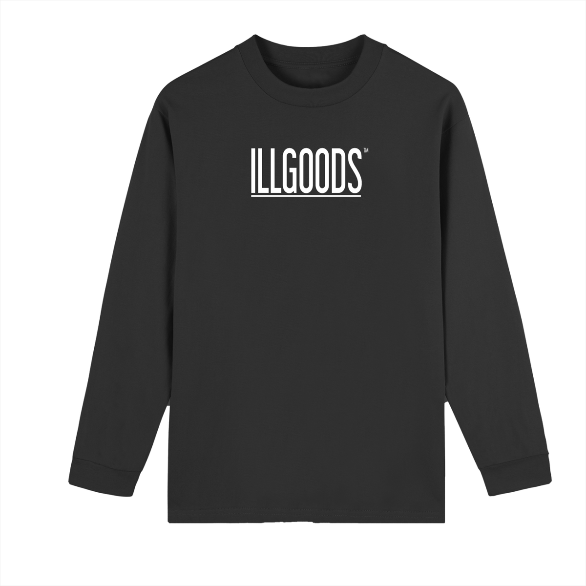 Crew Neck Drop Shoulder Long Sleeve Shirt