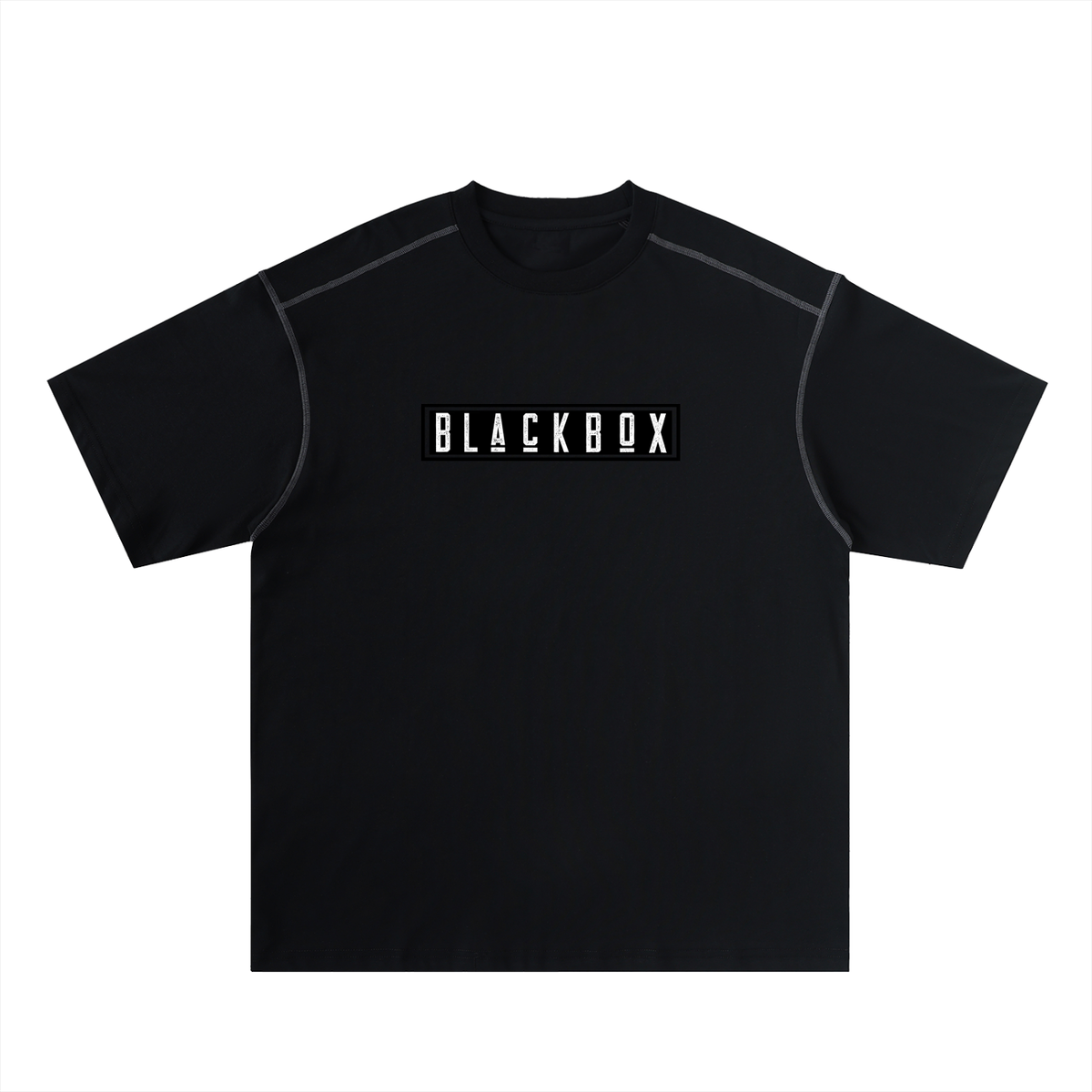 Oversized Contrast-Stitched Cotton Tee