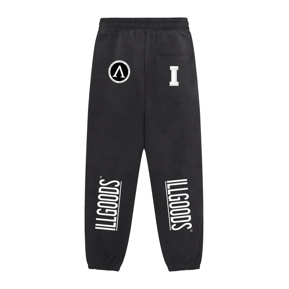 Sun Fade Contrast Tape Fleece Jogged Sweatpants