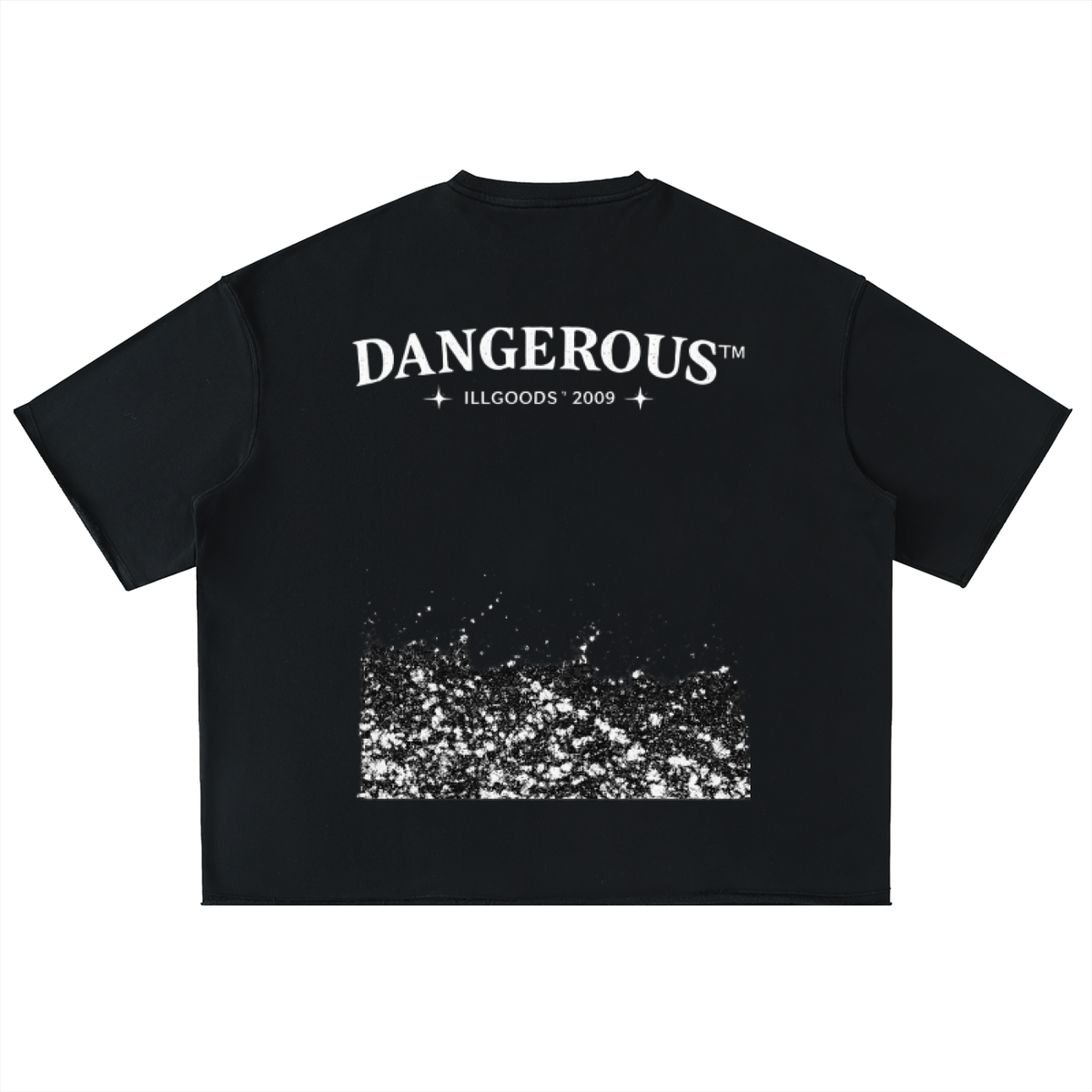 Washed Rolled Hem Half Sleeve T-Shirt
