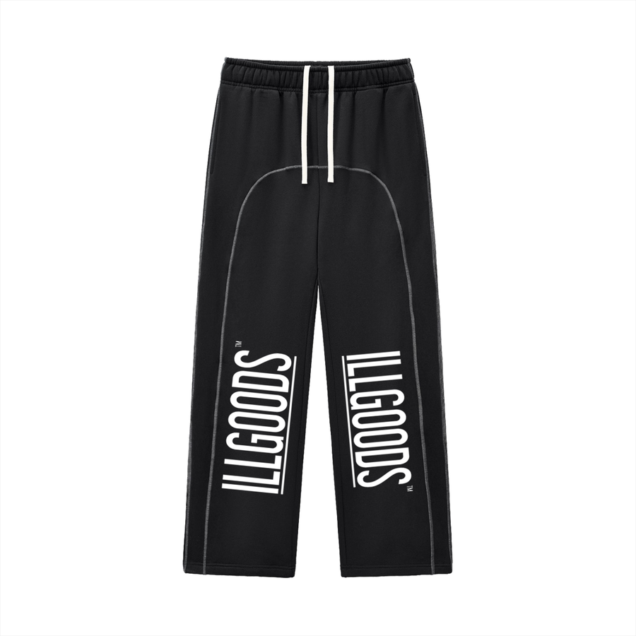 Contrast-Stitched Fleece Sweatpants